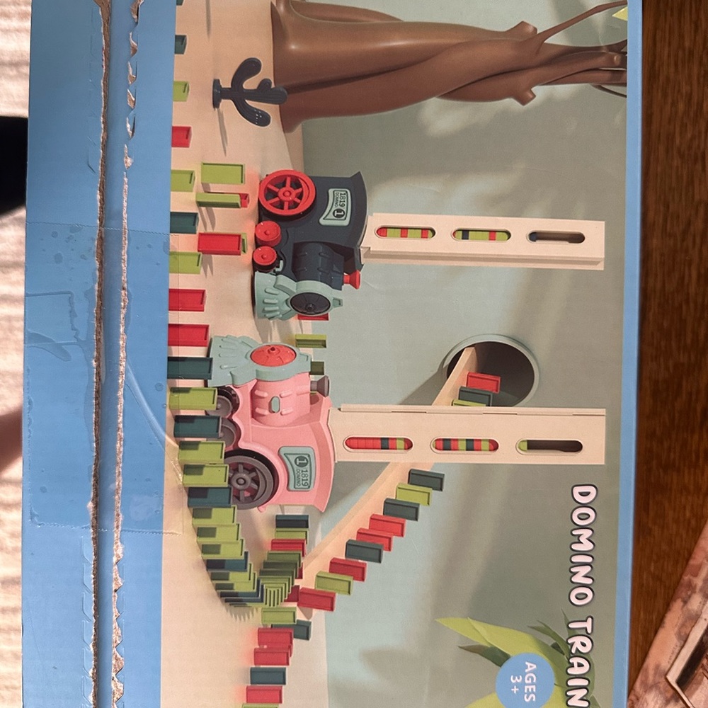 Colorful Domino Train Set for Kids